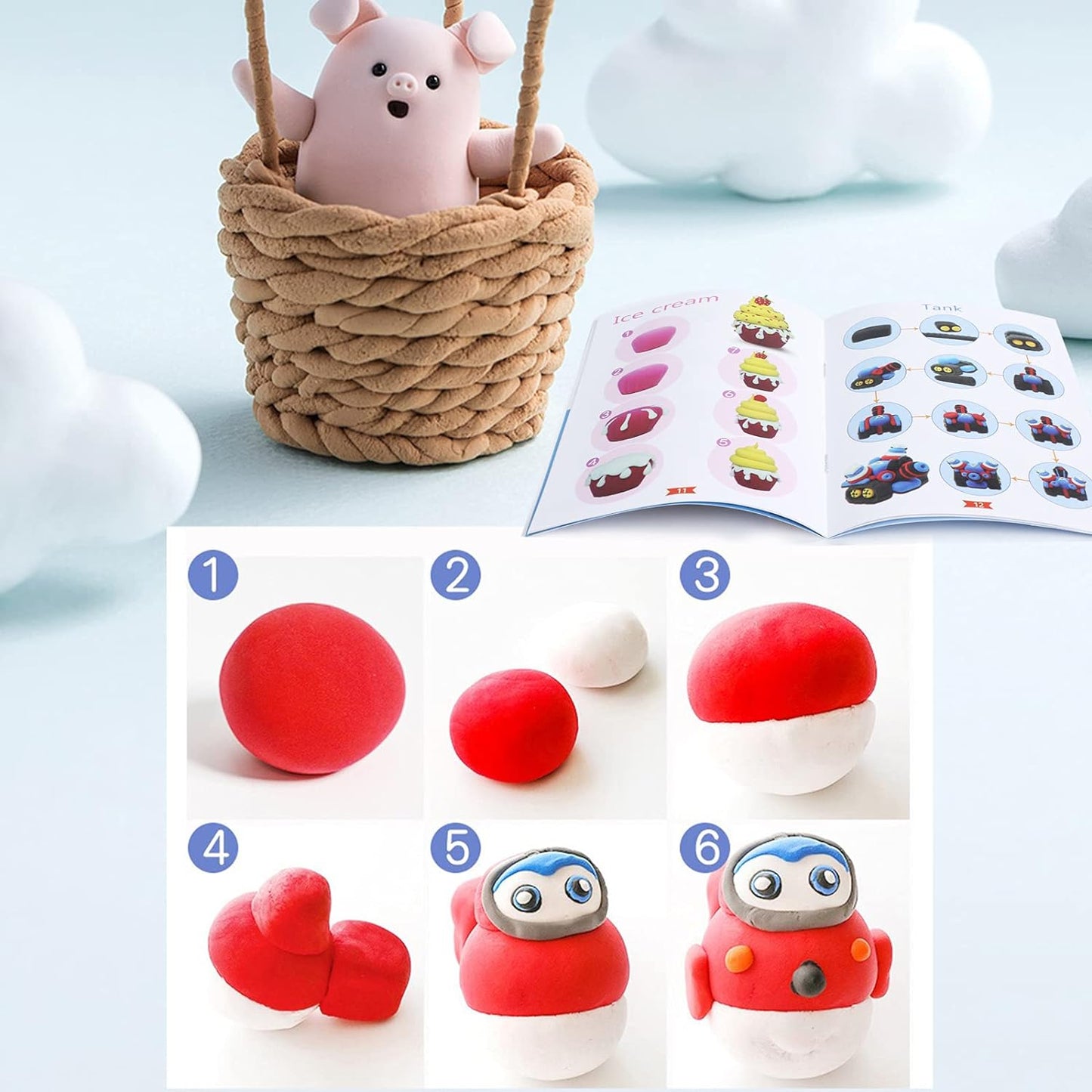 Air Dry Clay Kids Gift Set