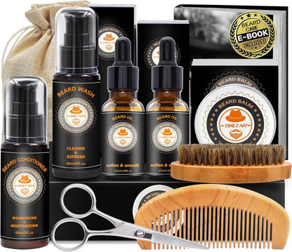 Beard Grooming Kit Gift Set