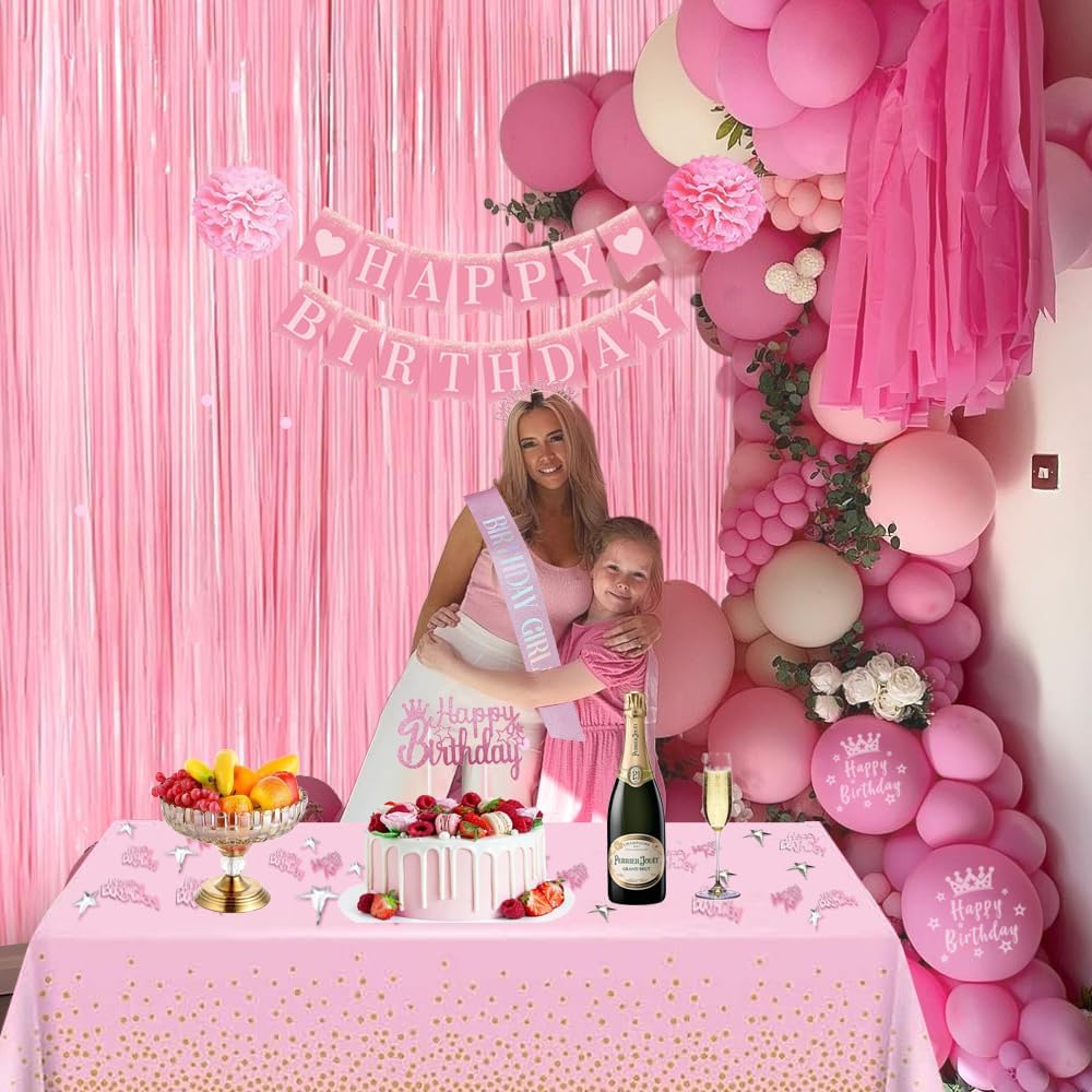 Birthday Decorations Pink V1