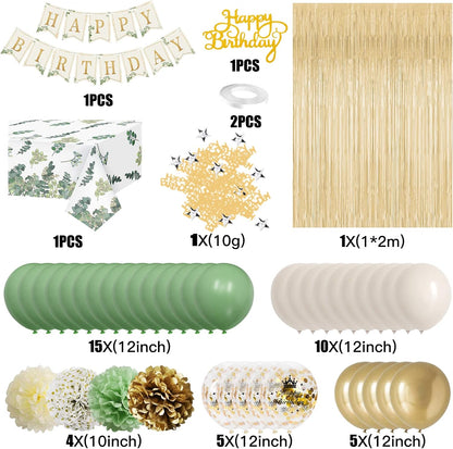 Birthday Decorations - Beige