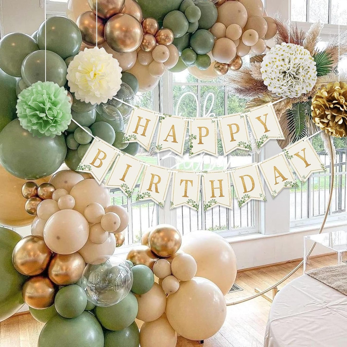 Birthday Decorations - Beige