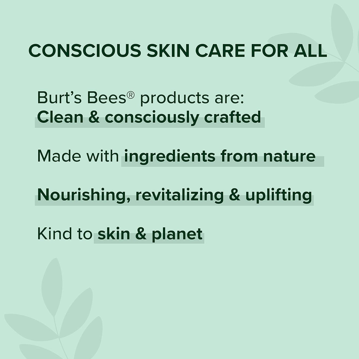 Burt's Bees Bestselling Skincare