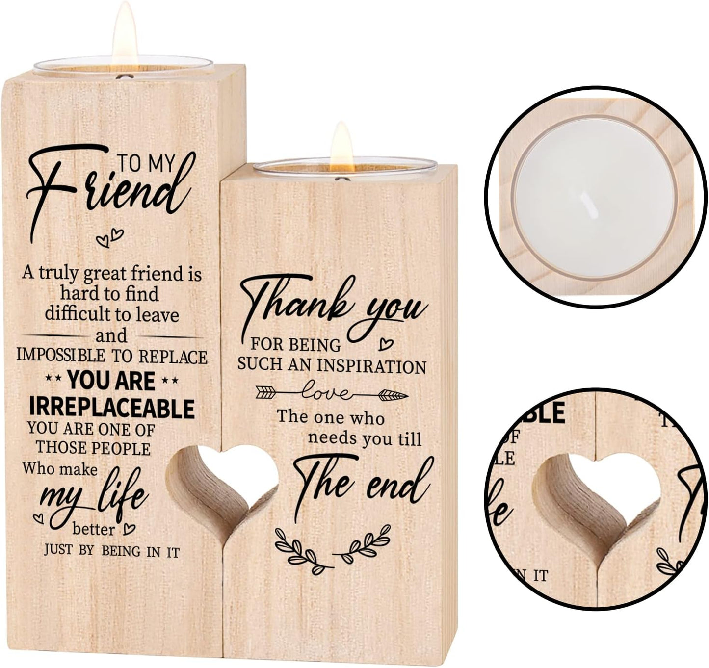 Candlestick Friendship Decoration Gift