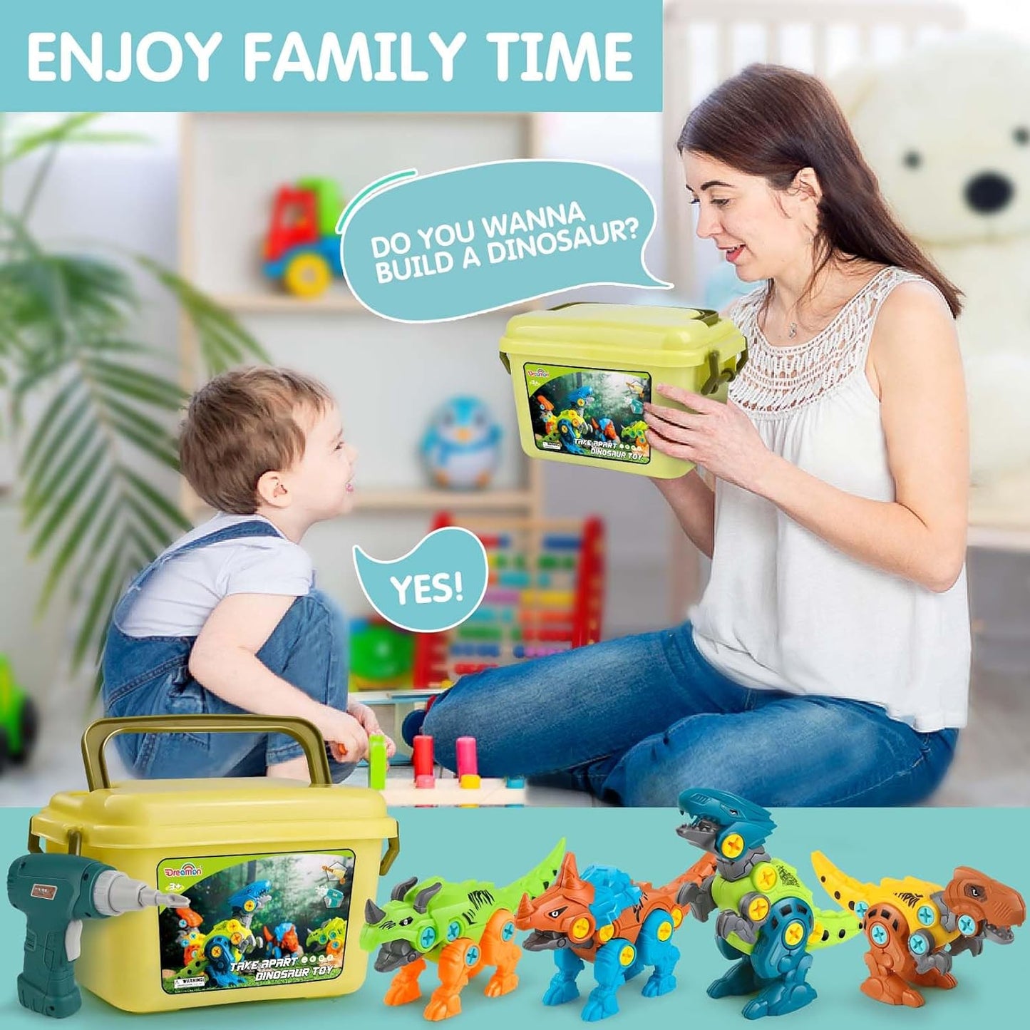 Dinosaur Construction Gift Set