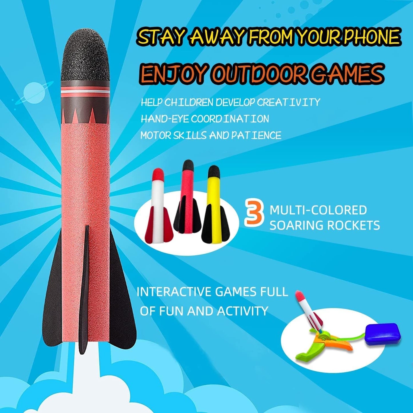 Foam Rocket Kids Gift Set