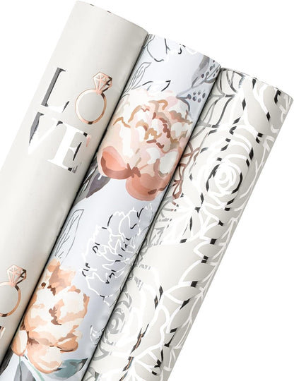 Wrapping Paper Roll - Wedding Glitter