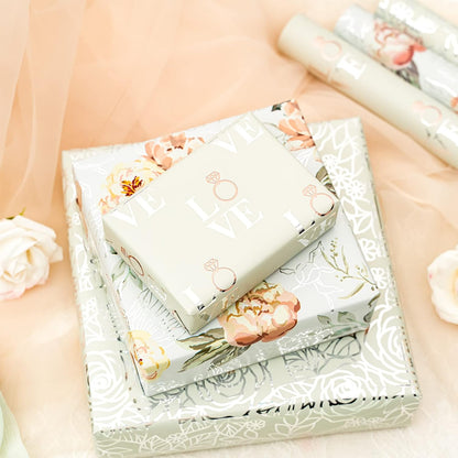 Wrapping Paper Roll - Wedding Glitter