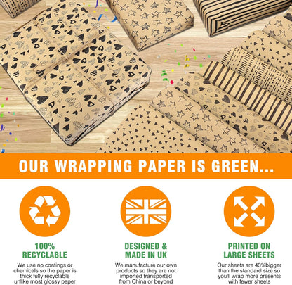 Wrapping Paper Sheets - Craft