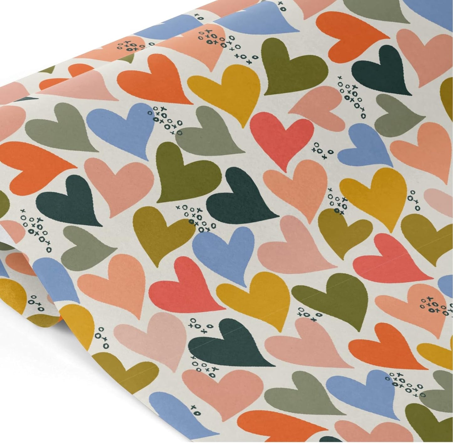 Wrapping Paper Sheets - Hearts