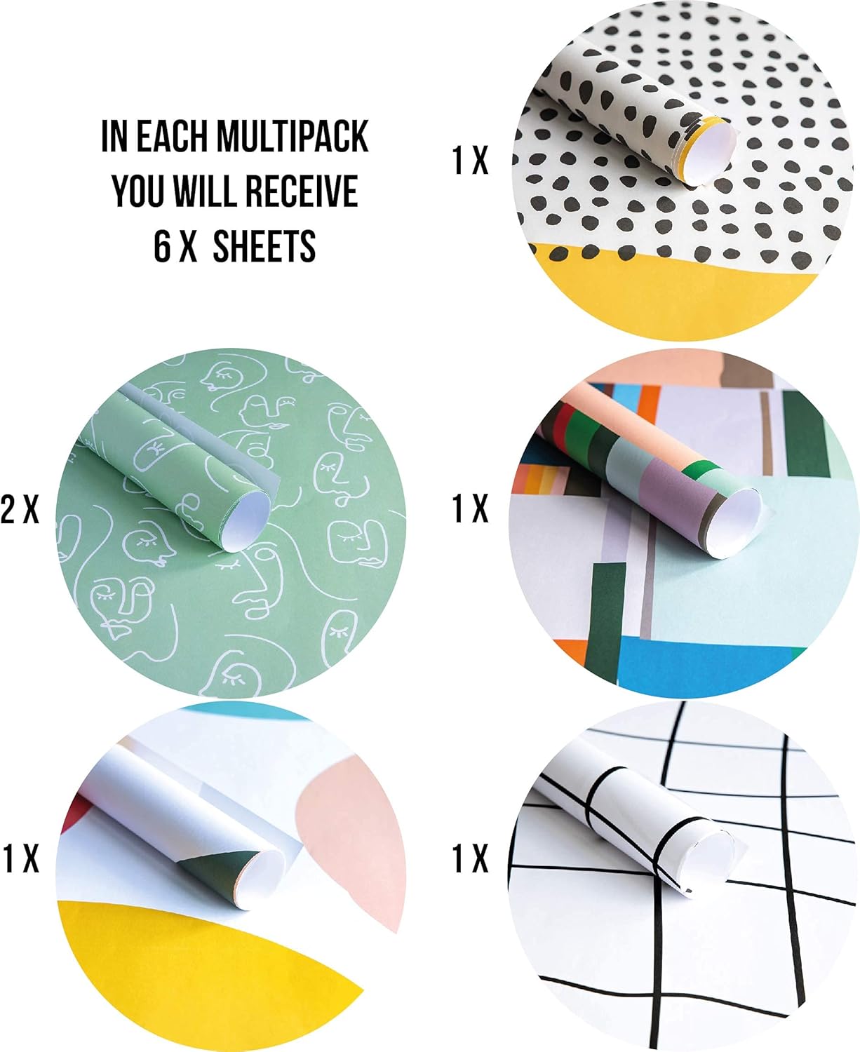 Wrapping Paper Sheets by Doddle