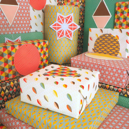 Wrapping Paper Sheets - Geometric Paper