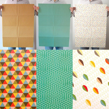 Wrapping Paper Sheets - Geometric Paper