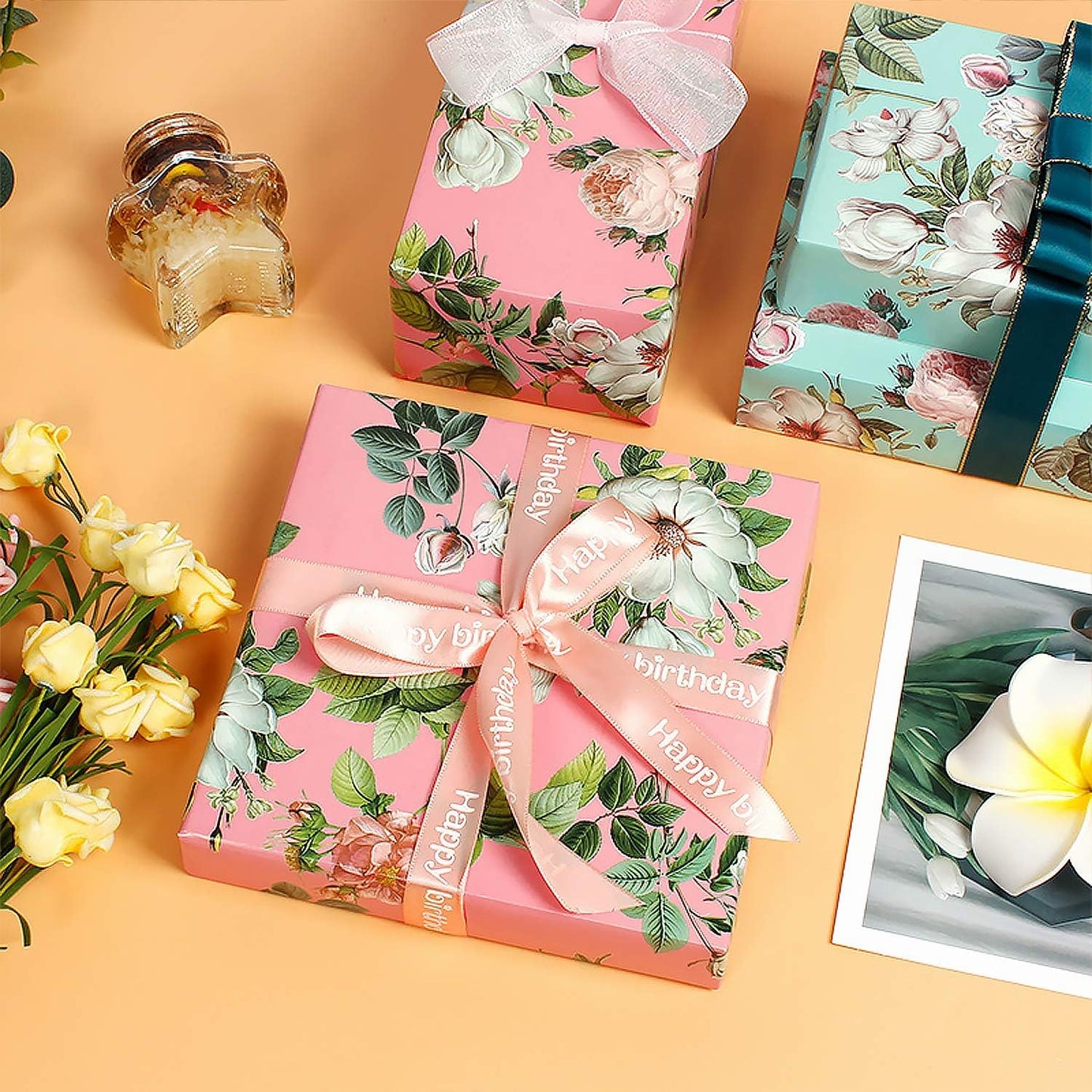 Wrapping Paper Sheets - Floral