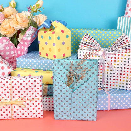 Wrapping Paper Sheets - Poka Dots